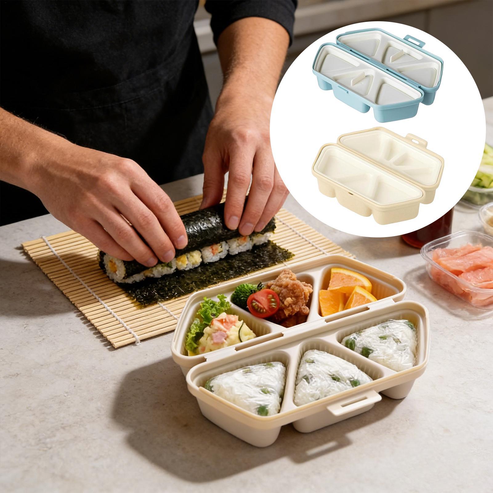 Meal Prep Template - Sushi Mold Maker 6-holte Driehoek Rijst