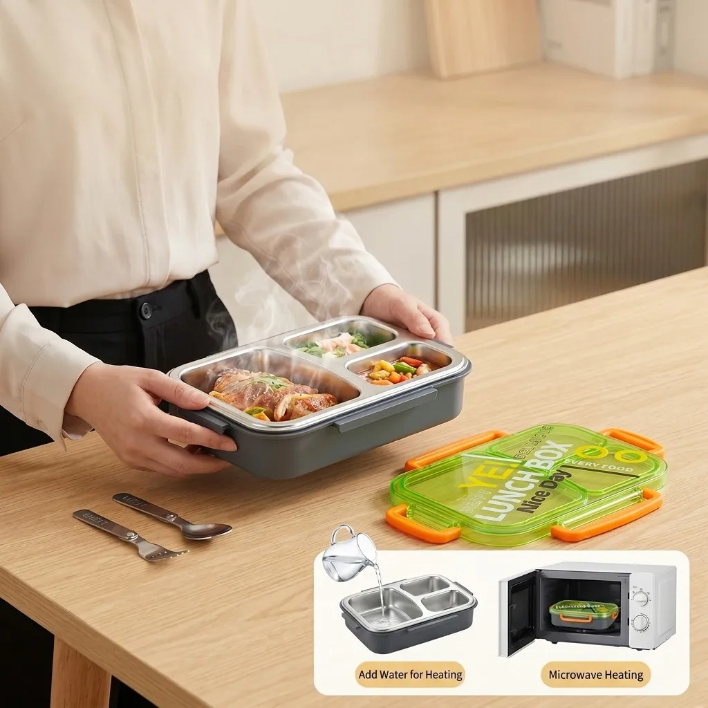 Magnetronbestendige 304 roestv - Meal Prep Or Prep Meal recensie en prijs