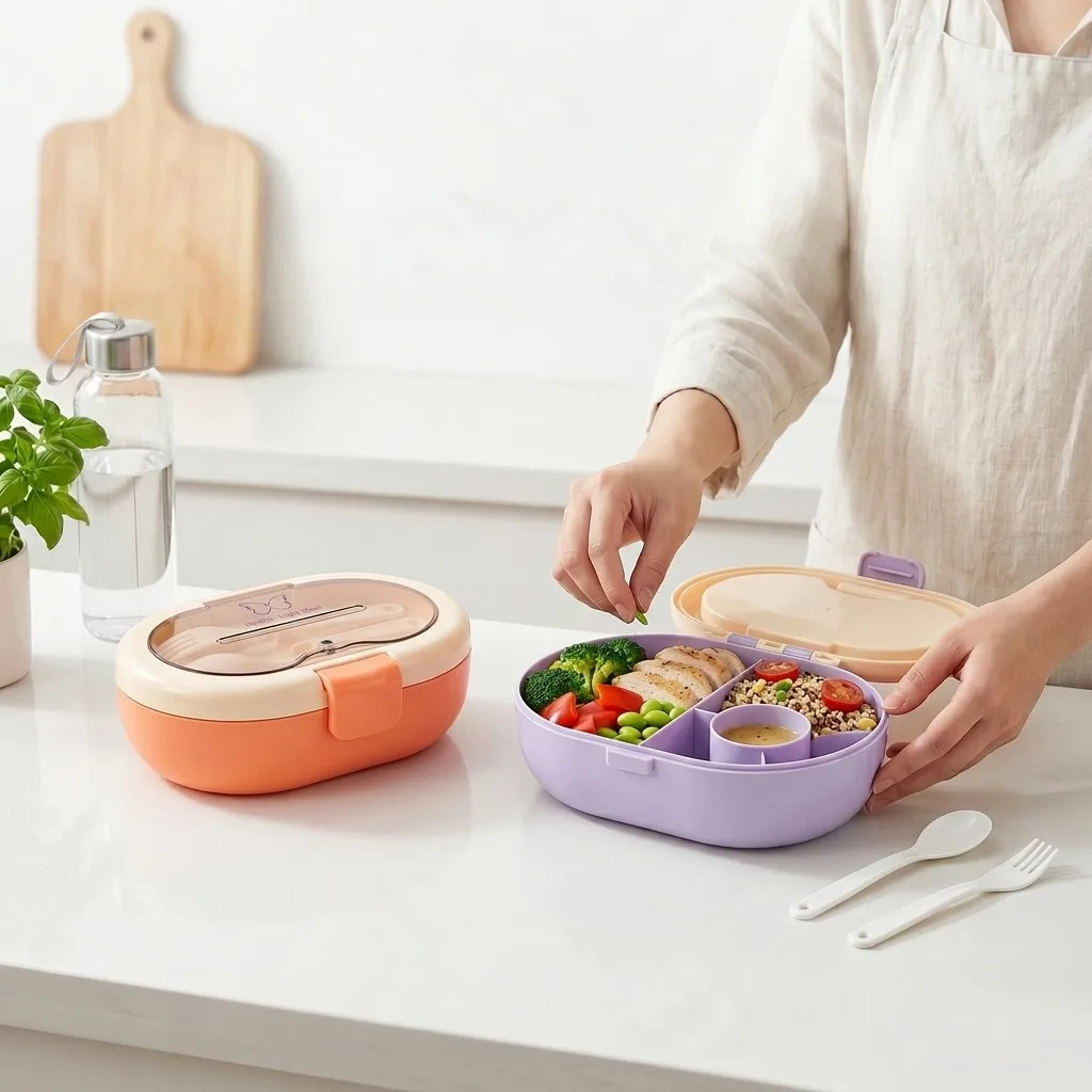 Draagbare plastic lunchbox voo - Meal Prep Or Prep Meal recensie en prijs