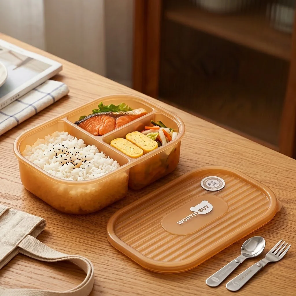Kinder Bento Lunchbox met 3 co - Meal Prep Or Prep Meal recensie en prijs